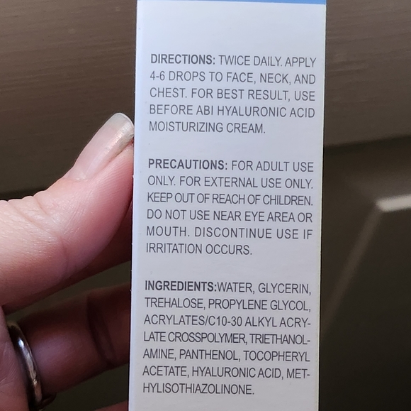 NWT ABI Skincare HYALURONIC ACID SERUM For The Face! - Picture 8 of 16